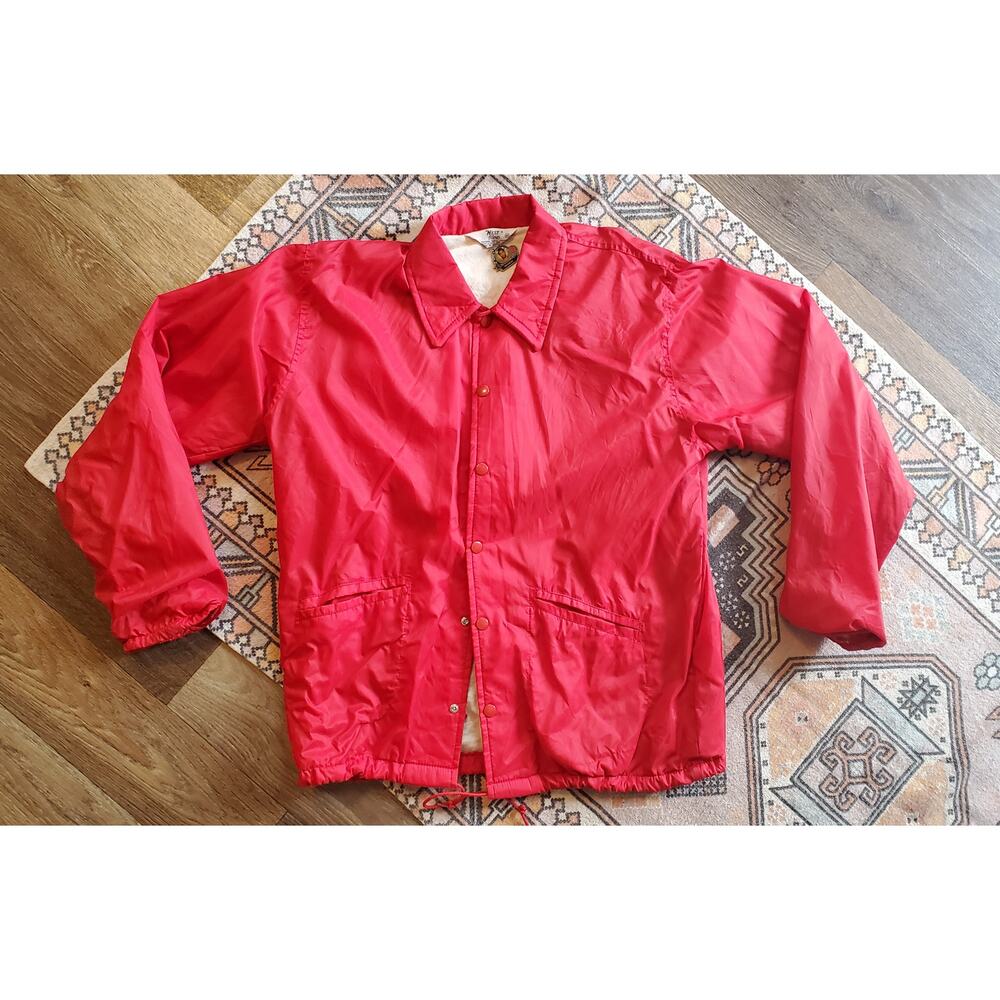 Vintage Polish Poland Eagle Red West Wind Buccaneer Jacket M